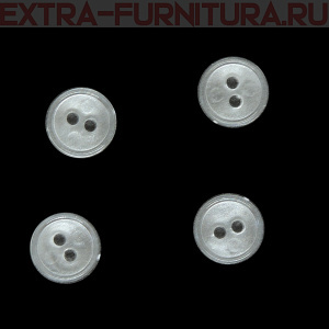 Пуговицы 11/2 прозрачные, ПС-2, упаковка 1000 шт.