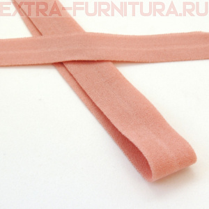 Резинка окантовочная 15мм цв.154 коралловый, матовая арт.ROM15154 уп. 50м 