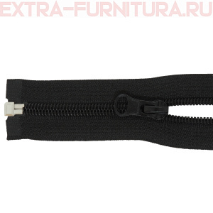 Молния Спираль разъемная дл. 65см, Т5, цв. черный LOGO