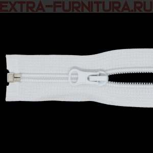 Молния Спираль разъемная дл. 75см, Т5, цв. белый LOGO