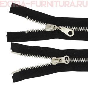 Молния металл Т5 2 замка, 75 см, никель