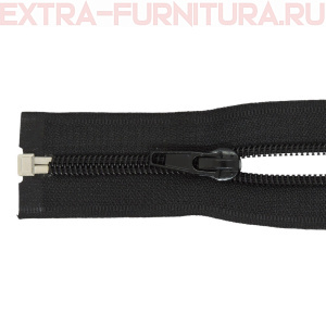 Молния Спираль разъёмная Т5, дл.70см цв. черный, класс А