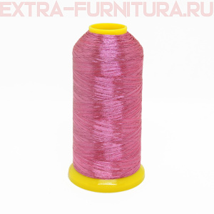 Нитки Euron MR 120 5000м вышивальные металлизированные цв. розовый B-201 h