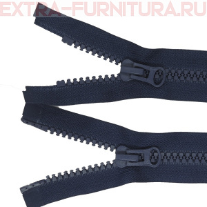 Молния Трактор Т8 2 замка 75см, цв.330 синий темный, LOGO