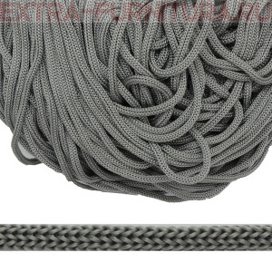 Шнур  ПП 5мм, цв.283 серый, уп.100м, пл.4,6 гр/м, арт.В501