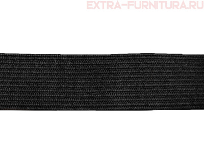 Резинка вязаная, 40мм, цв.черный (уп.-50м, 8уп./32уп.) "М"