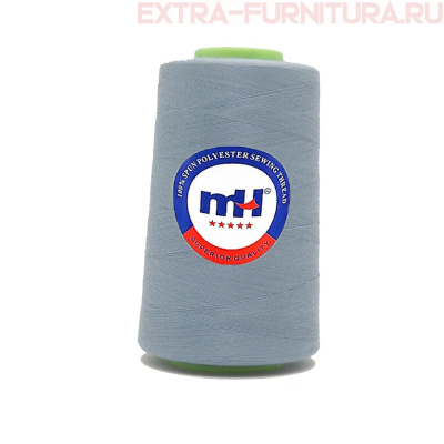 Нитки МН 40/2 п/э  5000 ярдов №329 серо-голубой