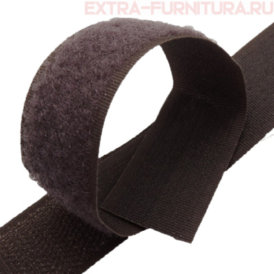 Лента контакт 50мм цв.коричневый 065 (25м)