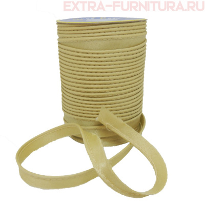 Кант атласный 12 мм, 72 ярда, цв. 276 бежевый светлый А