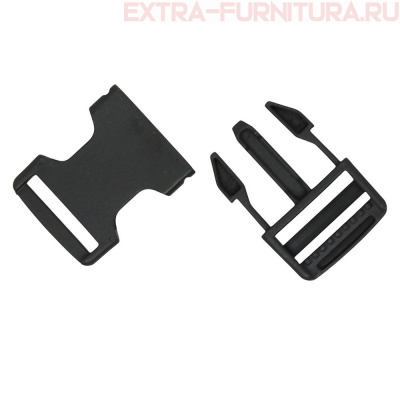 Фастекс 25 мм, арт.8921, цв.черный (полипропилен) (уп.200шт./кор.3800шт)