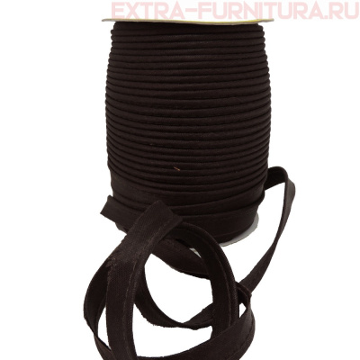 Кант атласный 12 мм, 72 ярда, цв. 304 коричневый А