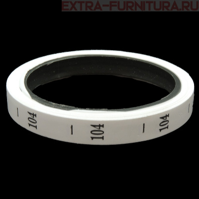 Размерник р-р 104, цв. белый, рул. 300 шт.