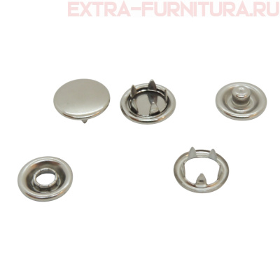 Кнопка рубашечная 9,5мм, цв. никель (уп.1440шт) №382 Newstar