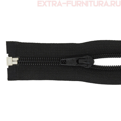 Молния Спираль разъемная Т5, дл. 160см, цв. черный MaxZipper
